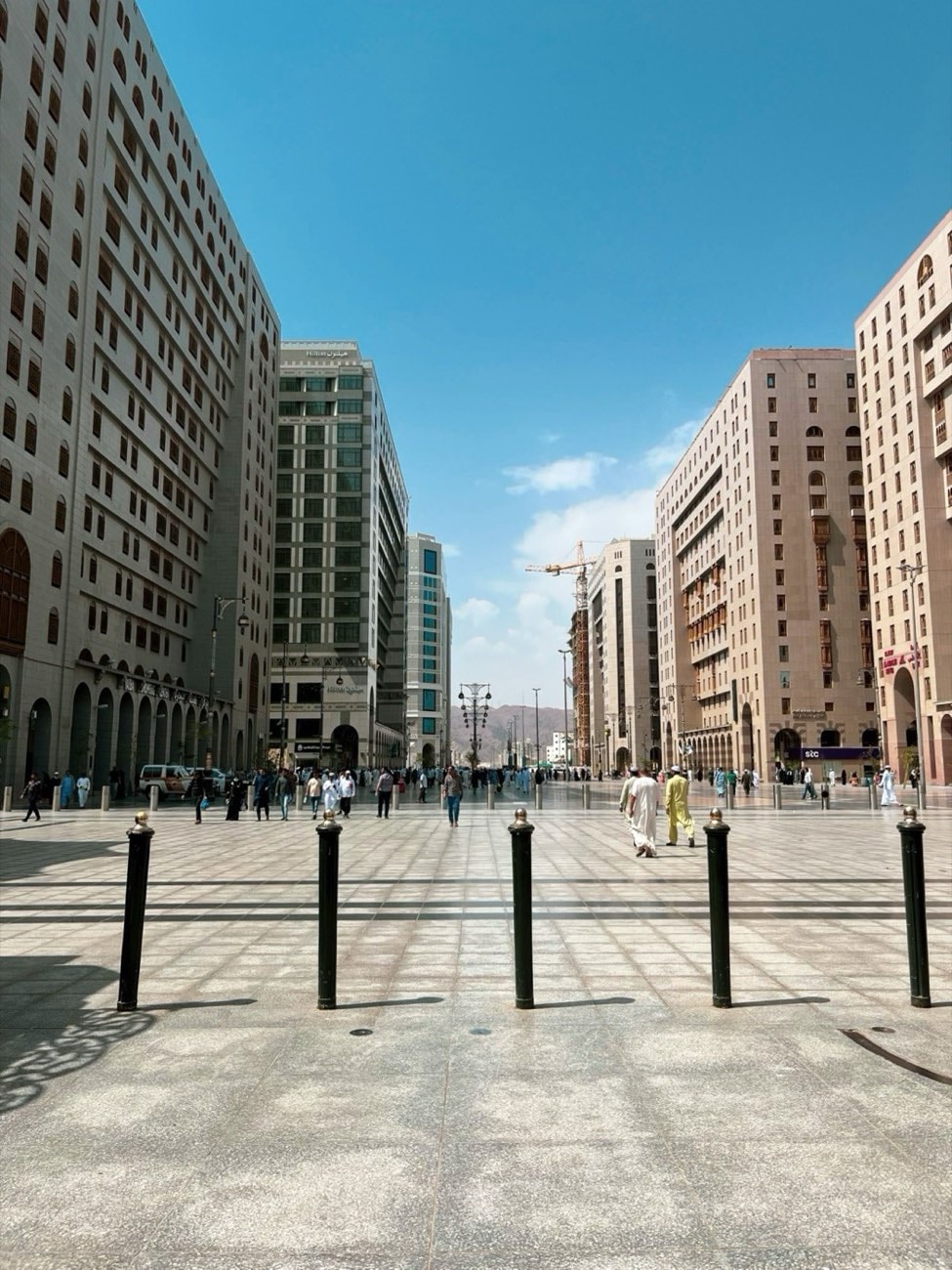 Saudi Arabia cityscape. Filipino nurses recruited from the Philippines for Saudi hospitals and clinics.