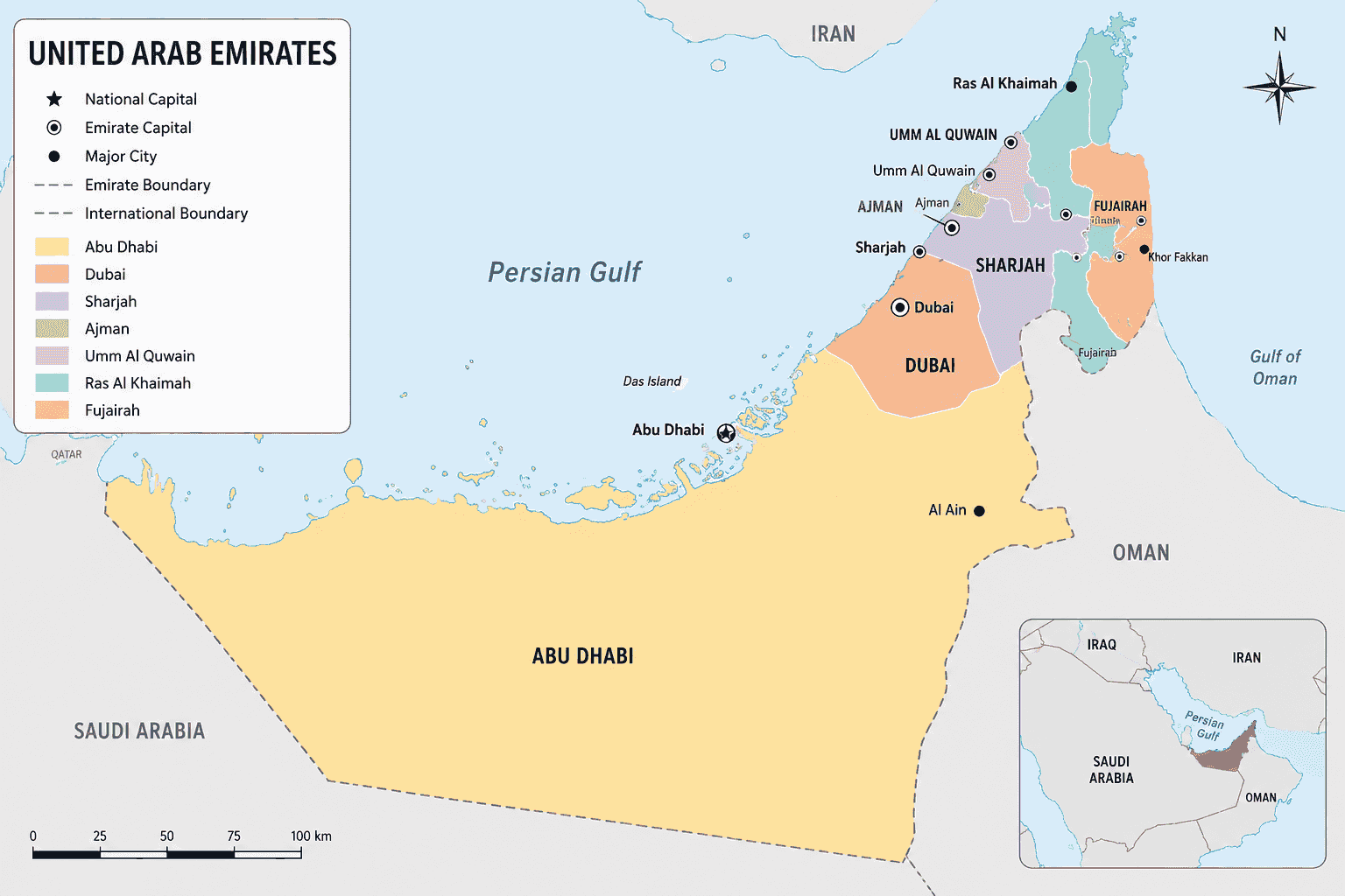 Map of the UAE showing licensing authorities: DHA in Dubai, DOH in Abu Dhabi, MOH UAE in the Northern Emirates
